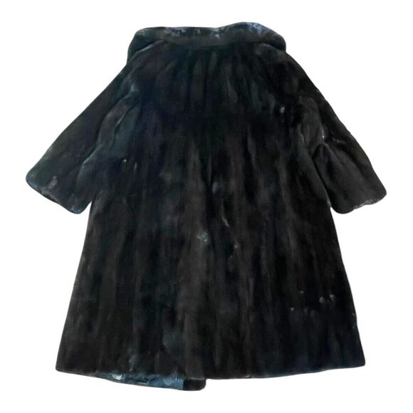 Vintage Women Maple Furriers Brown Fur Coat Silverman & Sons Pit 26”Long 38” - Picture 5 of 5